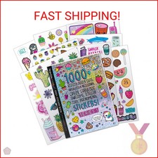 Fashion Angels 1000 Ridiculously Cute Stickers for Kids - Fun Craft Stickers fo