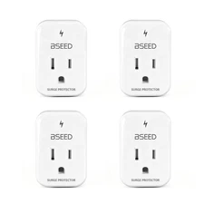 BSEED 1620 Joules Single Outlet Surge Protector, 1800W Mini Surge Protector f...