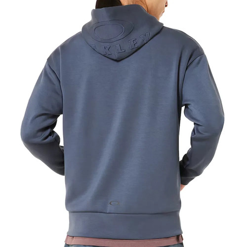 OAKLEY ENHANCE QDEVO Fleece Men's Pullover Hoodie - Dark Slate - Large - NWT - Picture 2 of 7