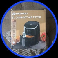 Daewoo 2l Compact Air Fryer 900w See Description 
