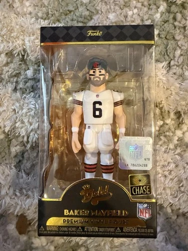 Baker Mayfield FUNKO GOLD NFL Standard Chase Vinyl Figure White Jersey Browns