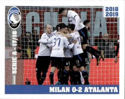 Atalanta Calcio Esselunga 2018/19 # 11 Milan-Atalanta Serie A Figure