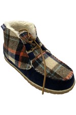 Minnetonka Women's Torrey Slipper Bootie Dark Navy Multi