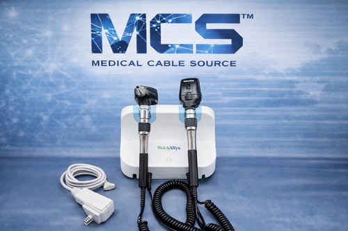 Welch Allyn 777 Wall Transformer 901093 with Heads Ophthalmoscope & Otoscope