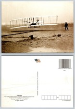 Wright Flyer First Flight Postcard Kitty Hawk NC Aviation History