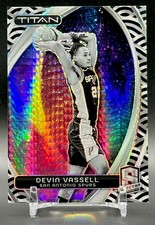 2023-24 Panini Spectra Titan International Black & White Prizm Devin Vassell #78
