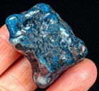 102Ct Smoky Blue Turquoise Associated Mineral Polished Nugget Specimen YPKX394 — photo 1