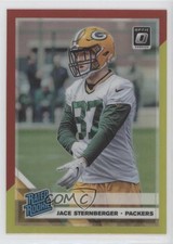 2019 Panini Donruss Optic Rated Rookie Red & Yellow Prizm Jace Sternberger 8d2