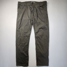 Mavi Jeans 40x32 Zach Straight Leg Olive Green Soft Touch Stretch Mens Jeans