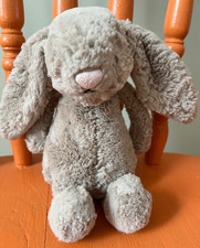 Jellycat Small Bashful Beige Bunny Plush Adorable Stuffed Animal London