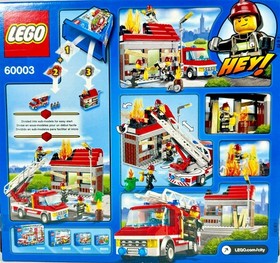 LEGO City Fire Emergency 60003 300 Pieces