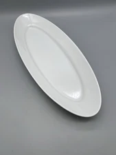 Pillivuyt France Porcelain Long Oval Fish Platter Baker 18" White CGA 3005 EUC
