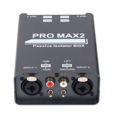 2-Wege-Audio-Isolator, Audio-Stromrauschunterdrücker, XLR 6.5, Lotus-Isolat9129