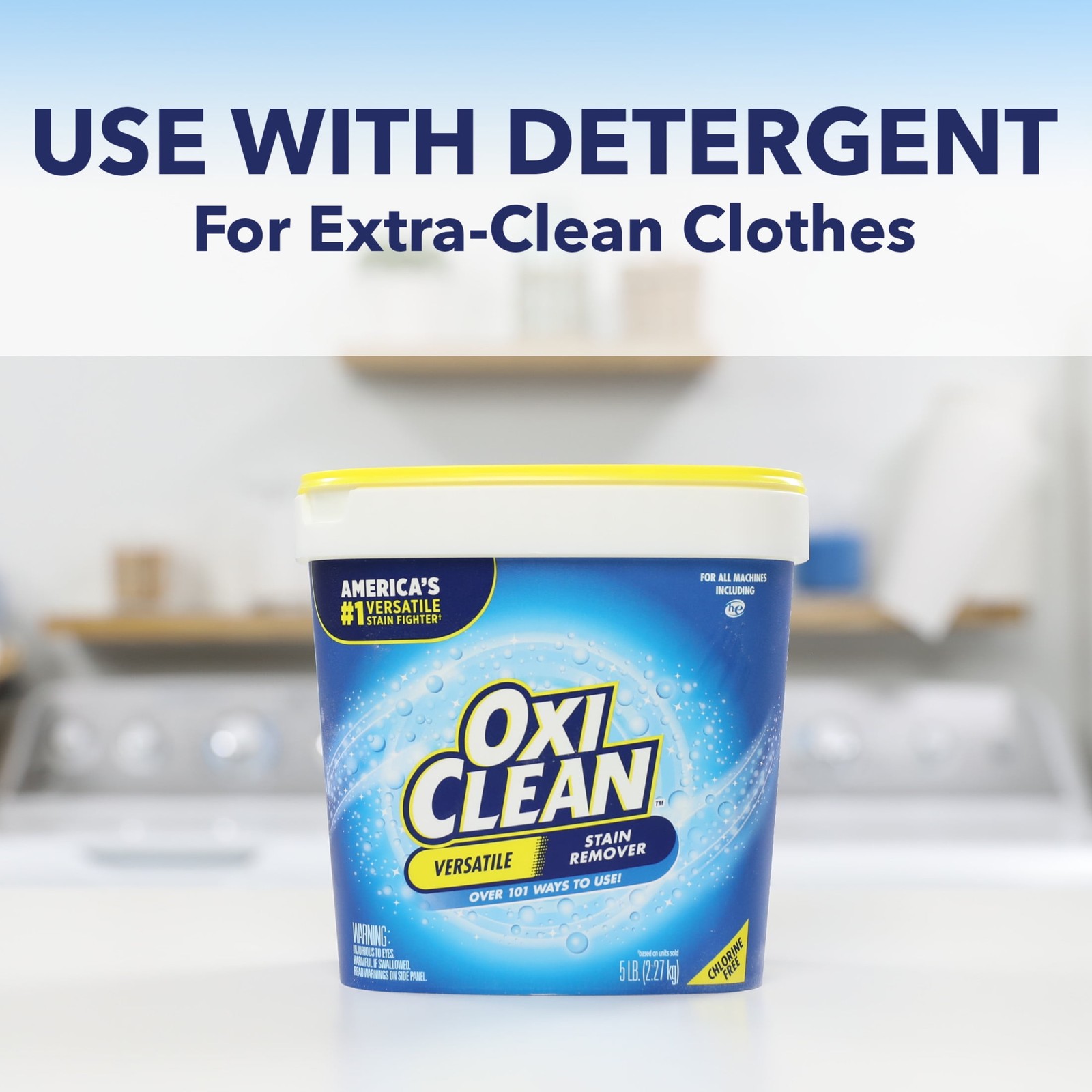 OxiClean Versatile Home and Laundry Stain Remover Powder, 1.77 lb
