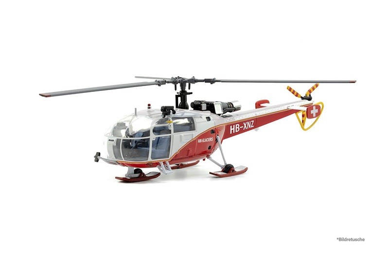 ACE Arwico 881530 1:72 Alouette III Air Glaciers HB-XNZ Helicopter Kit - New