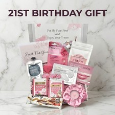 21st Birthday Gift Box for Her Letterbox Pamper Hamper Self Care Gift