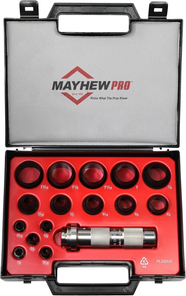 Juego de punzones huecos de precisión, 16 piezas Foto 4 de 4