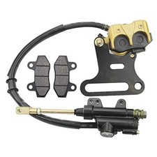 Rear Hydraulic Caliper Brake Master Cylinder Assembly with Brake Pads