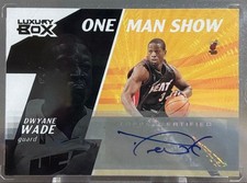 Dwyane Wade autographed card 20/25