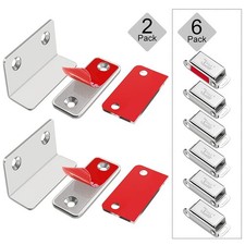 Jiayi 2 Pack L-Shaped Cabinet Magnetic Catch 6 Pack Magnetic Door Catch for...