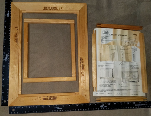 Barres D'extension Stretch 'N Stitch The Creative Circle 12x16" - En Bois, Occasion