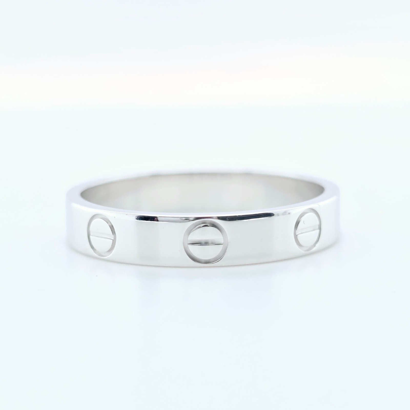 Cartier Love Ring, Small Mode, 18ct White Gold, Size 54
