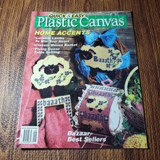 Quick  Easy Plastic Canvas Magazine No. 13 Home Accents Bazaar Best Sellers