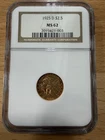 1925 D $2.5 Gold Indian Head Quarter Eagle Coin NGC MS62 (Pre-33 Gold)