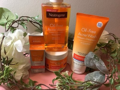 Neutrogena Rapid Clear Oil-Free Salicylic Acid Acne Set Wash & Cleanser