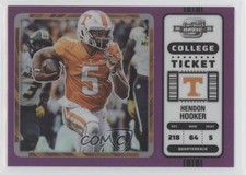 2023 Panini Chronicles Draft Picks Purple Prizm 28/49 Hendon Hooker #24 n0c