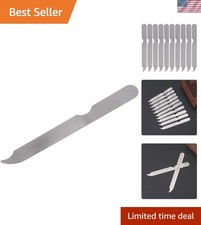 Durable Stainless Steel Double-Sided Nail Files - Perfect for Salons  Home Use