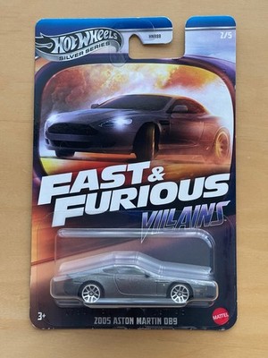 Hot Wheels Spielzeug Auto 2005 Aston Martin DB9 Fast&Furious VILLAINS SILVER SER