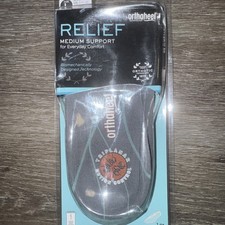 Orthoheel Relief Średnie wsparcie Pełna długość Wkładki Damskie 10,5-12 Męskie 9,5-11