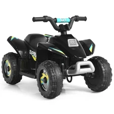 6V Kids Electric Quad ATV 4 Wheels Ride On Toy Toddlers Forward&Reverse Black