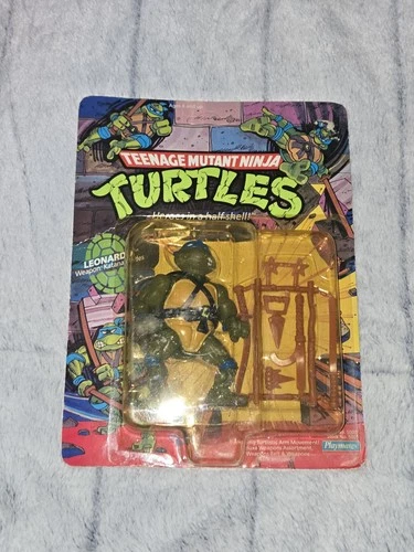 1988 Playmates Teenage Mutant Ninja Turtles TMNT Leonardo Figure MOC  unpunched