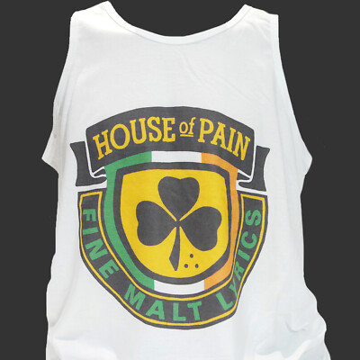 HOUSE OF PAIN PUNK ROCK HIP HOP T-SHIRT Weste Unisex Weiß S-2XL