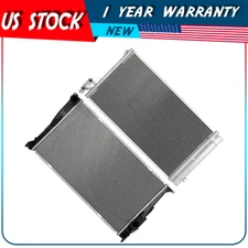 Radiator and AC Condenser Kit For 2010-2013 BMW 135i 2009 2010 2011 BMW 335d