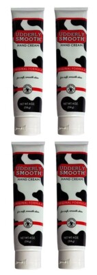 4 Pack Udderly Smooth Hand Cream Original Formula For Soft Smooth Skin 4Oz Each