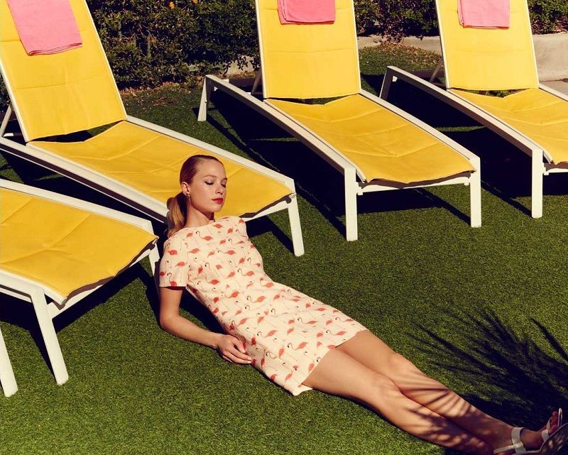 セール☆Kate Spade フラミンゴ柄シルクブレンドトップス セール☆Kate Spade フラミンゴ柄シルクブレンドトップス