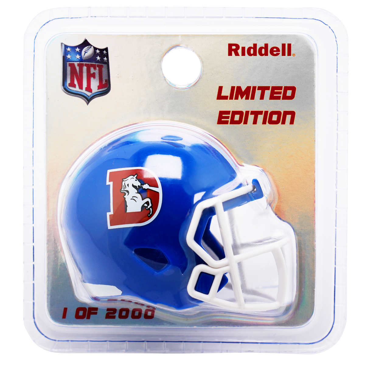 Denver Broncos NEW RIDDELL 2024 blue pocket pro helmet NFL limited