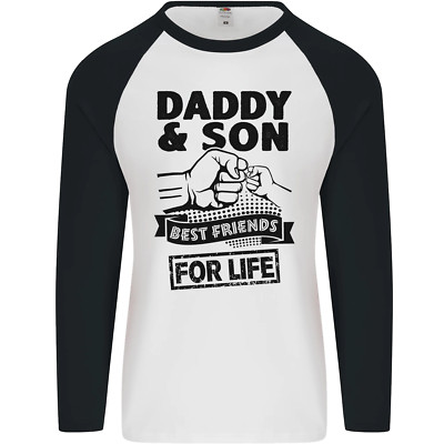 Papa & Sohn Beste Freunde Vatertag Herren L/S Baseball T-Shirt