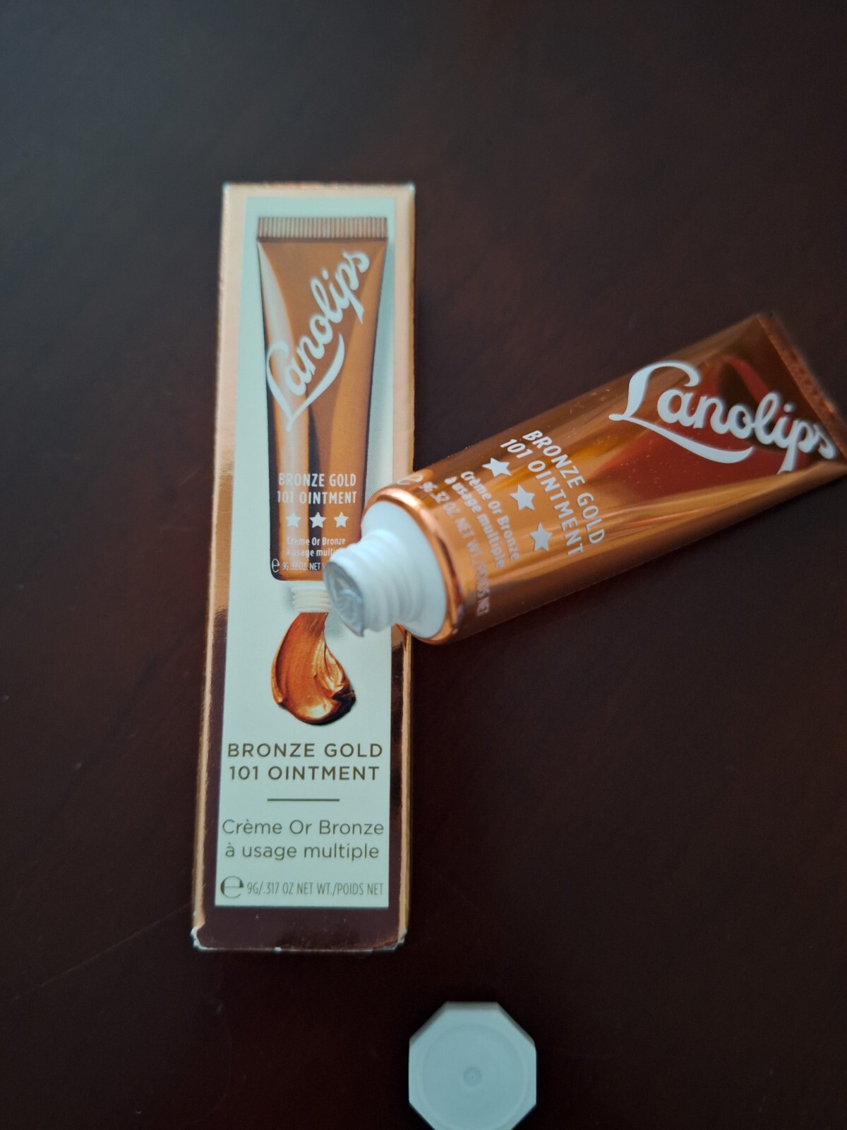 Lanolips 101 Ointment Lip + Cheek Tint Bronze Gold Sealed BNIB