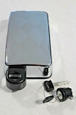 Coperchio Batteria Con Lucchetto Cromato LS650 Suzuki Coperchio Nuovo