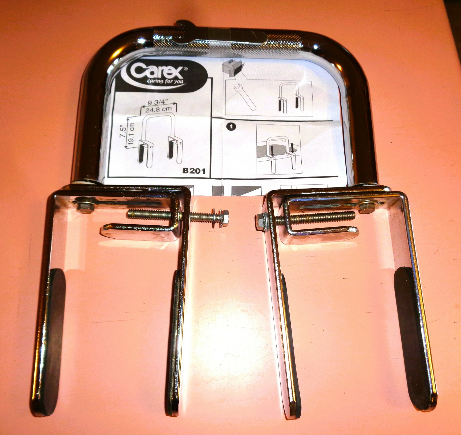 BathTub Safety Rail Grab Bar Carex B20100 eBay