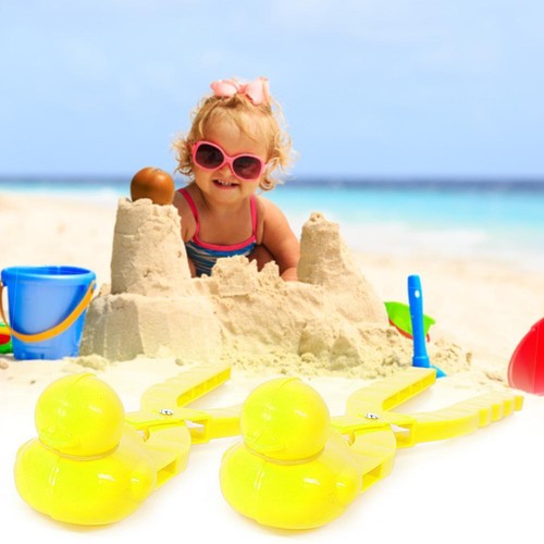 Cartoon Duck Shape Snowball Clip Children Outdoor Sports Snow Maker Scoop Random - Picture 9 of 13