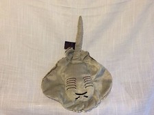 Petting Zoo Stingray Gray Plush Toys 13"