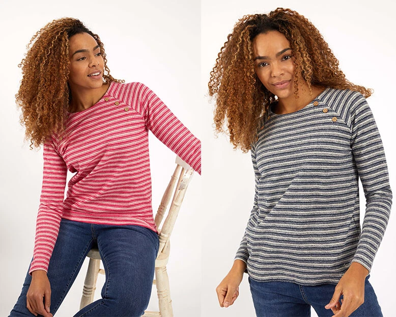 WEIRD FISH Women Round Neck Organic Cotton Sweatshirt Jumper Top 12 14 16 18 20