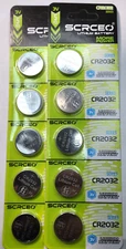10 PACK CR2032 3V LITHIUM BATTERY (GOOD EXPIRE 12/30) DL2032 ECR2032 SB-T51