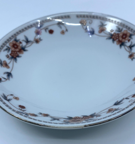 2 Sheffield Porcelain Fine China Dessert Bowls Anniversary and Bouquet Patterns - Picture 5 of 9