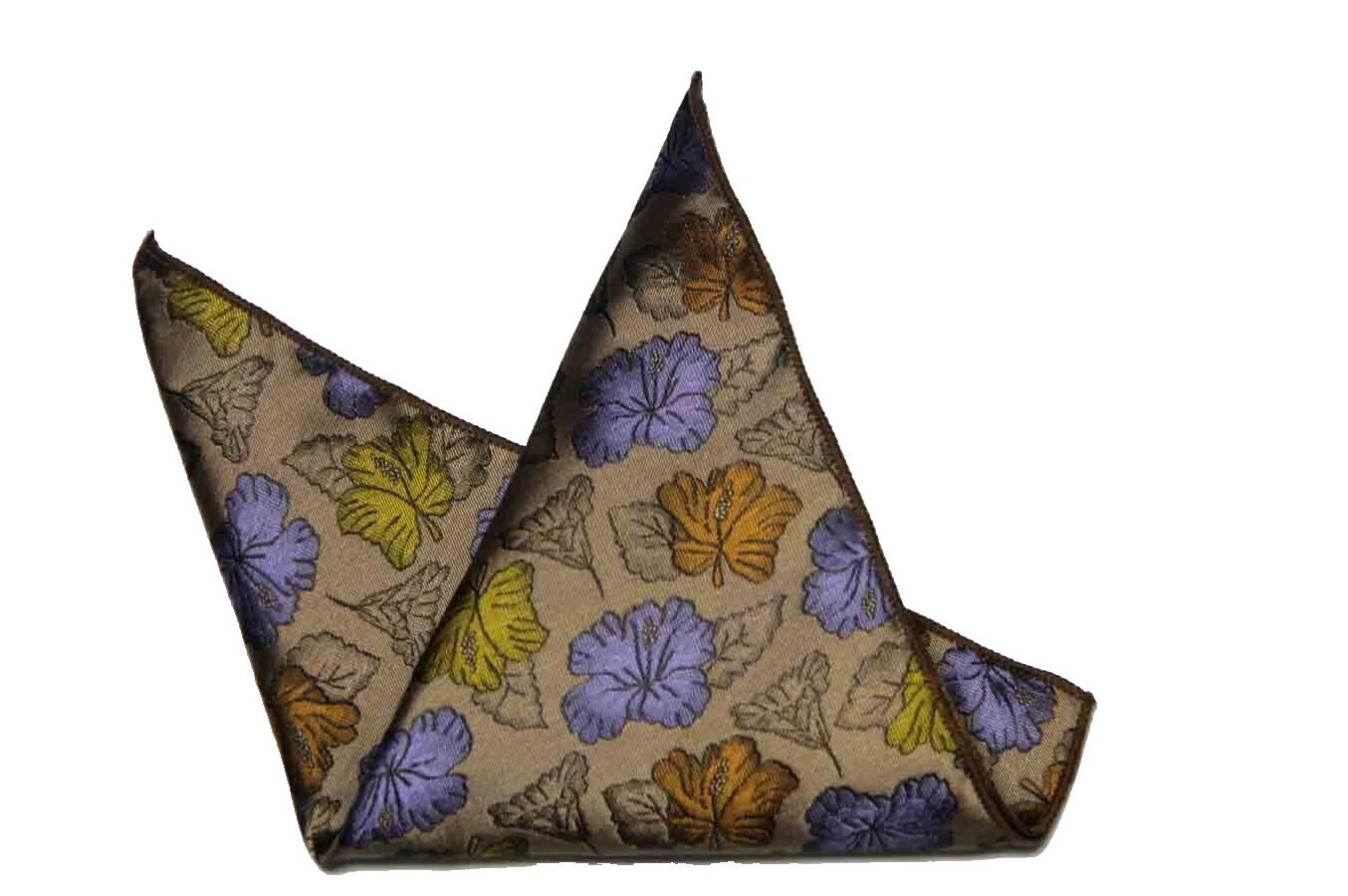 Multicolor Floral 100% Silk Handkerchiefs for Men